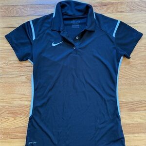 Nike Women's Black Dri-FIT Polo